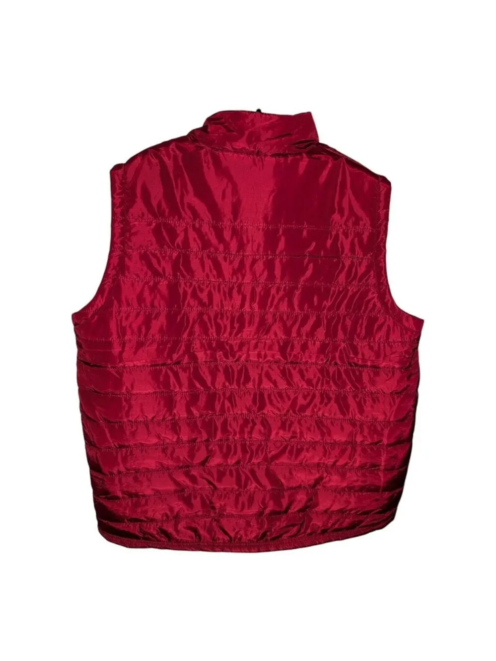 NEW True Religion Men’s Red Dahlia Quilted Full Zip HS Puffer Vest XL $149